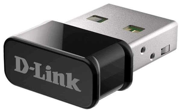 D-link WiFi usb adapter small sized nano, dual band
